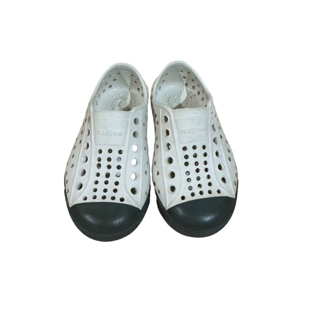 Native Jefferson Shoes White Black Size C6